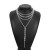 exaggerating samll fashion Rhinestone chain  multilayer tassel claw chain necklace