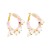 occidental style fashion creative geometry beads Pearl Bohemia earrings wind ear stud personality woman