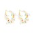 occidental style fashion creative geometry beads Pearl Bohemia earrings wind ear stud personality woman