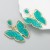 occidental style fashion Alloy handmade weave butterfly earrings creative exaggerating trend hollow Earring