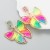 occidental style fashion Alloy handmade weave butterfly earrings creative exaggerating trend hollow Earring
