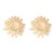 occidental style exaggerating Alloy day flowers earrings woman retro Metal flowers ear stud wind