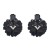  occidental style Alloy diamond multilayer flowers earrings woman retro elegant temperament ear stud style