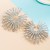 occidental styleins  fashion exaggerating Alloy glass colorful diamond earrings woman   high personality super 