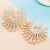 occidental styleins  fashion exaggerating Alloy glass colorful diamond earrings woman   high personality super 