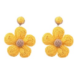 summer color flowers earrings woman occidental style elegant temperament Earri..