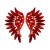 UR personality creative exaggerating big earrings ear stud geometry glass diamond earrings woman