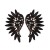 UR personality creative exaggerating big earrings ear stud geometry glass diamond earrings woman