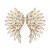UR personality creative exaggerating big earrings ear stud geometry glass diamond earrings woman