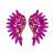 UR personality creative exaggerating big earrings ear stud geometry glass diamond earrings woman