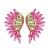 UR personality creative exaggerating big earrings ear stud geometry glass diamond earrings woman