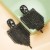 occidental style exaggerating earrings temperament same style color Rhinestone tassel long style earring fashio
