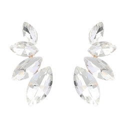 earrings fashion colorful diamond series Alloy diamond glass diamond geometry ..