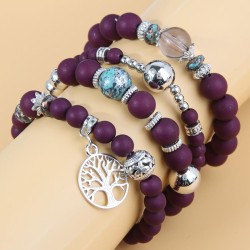 occidental style fashion noble wind concise Life tree multilayer temperament w..