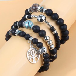 occidental style fashion noble wind concise Life tree multilayer temperament w..