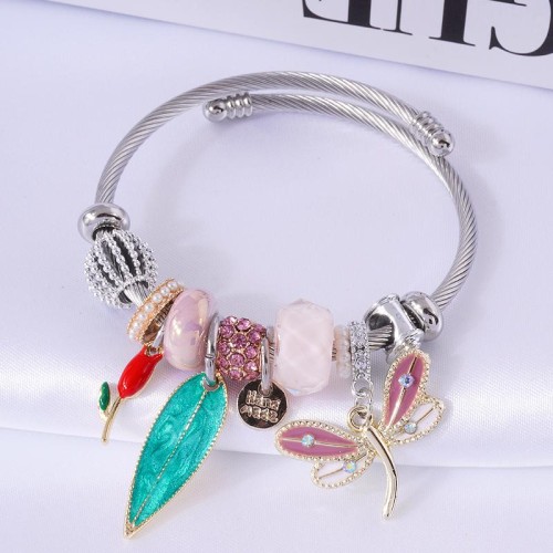 Fashion Metal Versatile Pand DL Simple Triangle Shell Pendant Multi element Accessories Personality Bracelet