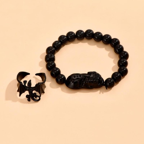 occidental style fashion concise bracelet man set