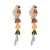 earrings occidental style exaggerating multilayer Alloy enamel animal earring ear stud earrings woman