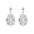 occidental style fashion Alloy diamond high Earring woman temperament retro wind Ladies earring