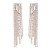 earrings occidental style exaggerating square Alloy diamond Rhinestone long style tassel earrings woman fully