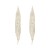 ins temperament high exaggerating Earring Korea personality claw chain earring silver tassel long style earrings