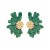 ins style Metal enamel multilayer petal earrings  three-dimensional layer medium flowers ear stud new