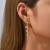 occidental style creative geometry personality snake earrings woman ins Korean trend earring