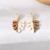 E occidental style woman resin creative leaves ear stud woman earrings