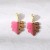 E occidental style woman resin creative leaves ear stud woman earrings