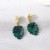 E occidental style woman resin color leaves ear stud fashion creative Leaf woman earrings