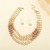  occidental style woman Pearl necklace ear stud set fashion brief creative woman chain