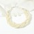  occidental style woman necklace ear stud set  multilayer twining twisted woman chain