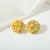 E occidental style woman retro Earring fashion Bohemia handmade color beads ear stud