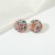 E occidental style woman retro Earring fashion Bohemia handmade color beads ear stud