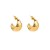 occidental style fashion exaggerating big circle circle embed Pearl earrings woman brief all-Purpose personalit