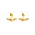 occidental style fashion exaggerating big circle circle embed Pearl earrings woman brief all-Purpose personalit