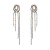 occidental style fashion exaggerating Alloy diamond Rhinestone long style tassel earrings brief woman super col