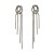 occidental style fashion exaggerating Alloy diamond Rhinestone long style tassel earrings brief woman super col