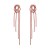 occidental style fashion exaggerating Alloy diamond Rhinestone long style tassel earrings brief woman super col
