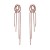 occidental style fashion exaggerating Alloy diamond Rhinestone long style tassel earrings brief woman super col