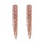 occidental style fashion exaggerating Alloy diamond long style tassel earrings woman trend super fully-jewelled b