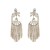 occidental style earrings personality exaggerating diamond multilayer flowers tassel earrings woman trend ba