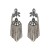 occidental style earrings personality exaggerating diamond multilayer flowers tassel earrings woman trend ba