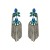 occidental style earrings personality exaggerating diamond multilayer flowers tassel earrings woman trend ba