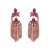 occidental style earrings personality exaggerating diamond multilayer flowers tassel earrings woman trend ba