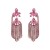 occidental style earrings personality exaggerating diamond multilayer flowers tassel earrings woman trend ba
