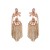 occidental style earrings personality exaggerating diamond multilayer flowers tassel earrings woman trend ba