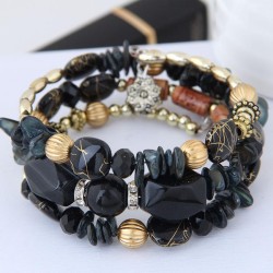 occidental style trend  concise customs Shells turquoise mash up multilayer te..