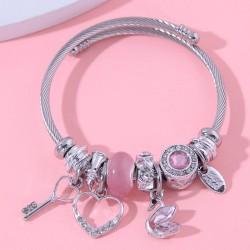 fashion  concise all-PurposeD more pendant personality woman bangle