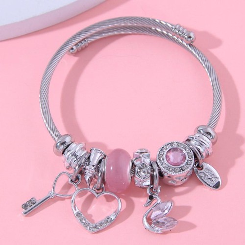 fashion  concise all-PurposeD more pendant personality woman bangle